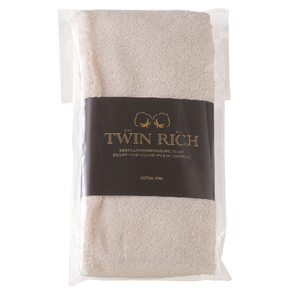 ツインリッチ・フェイスタオル(アイボリー)の商品画像3枚目