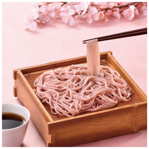 春爛漫　サクラそば10束【お花見・さくら・桜の季節】の商品画像2枚目