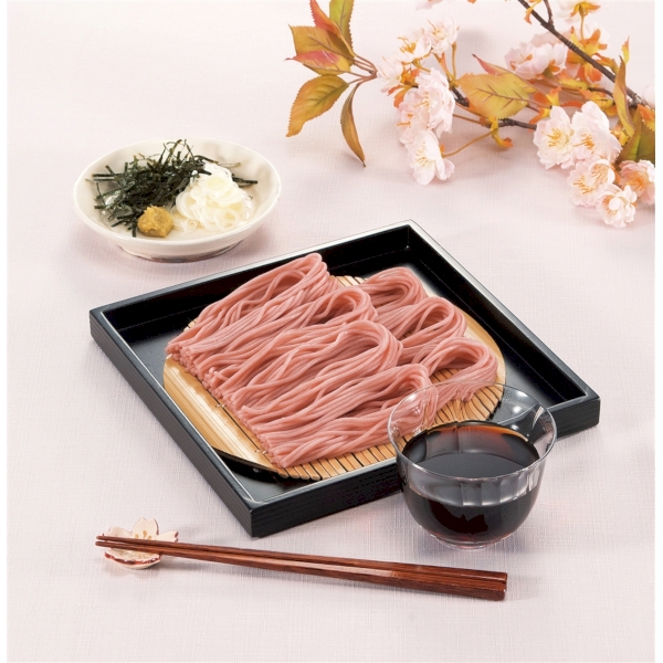 桜そば(つゆ付)2食組【お花見・さくら・桜の季節】の商品画像2枚目