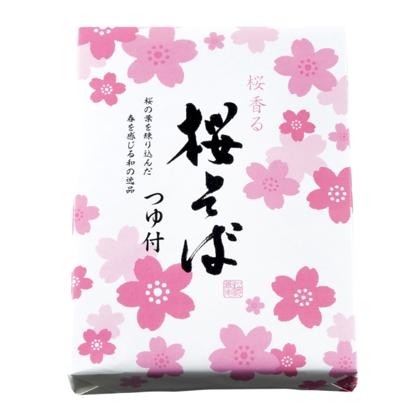 桜そば(つゆ付)2食組【お花見・さくら・桜の季節】の商品画像3枚目