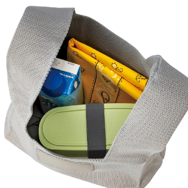 ニットバッグ1個(グレー)の商品画像2枚目