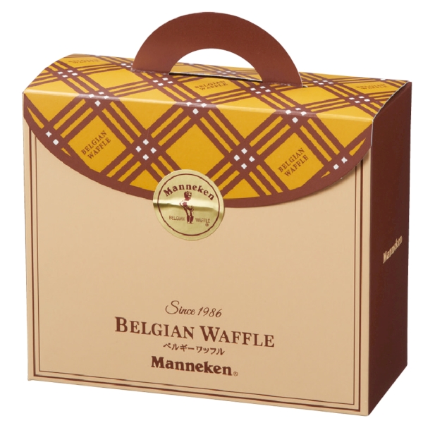 マネケン　ベルギーワッフル2個入(プレーン1・ココア1)【感謝・ノベルティ】の商品画像2枚目