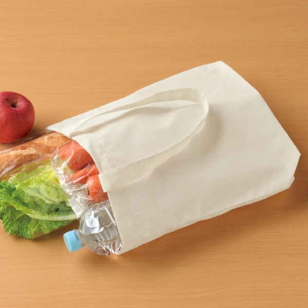 底マチコットンエコバッグ　5oz：BD090の商品画像2枚目