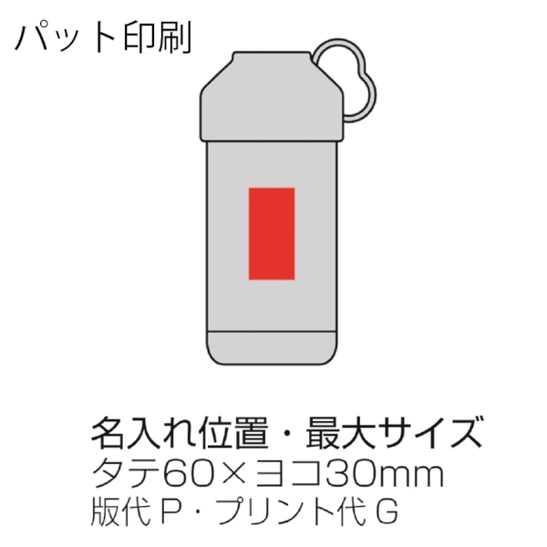 ビーサイド・真空二重ペットボトルクーラー(ホワイト)の商品画像3枚目