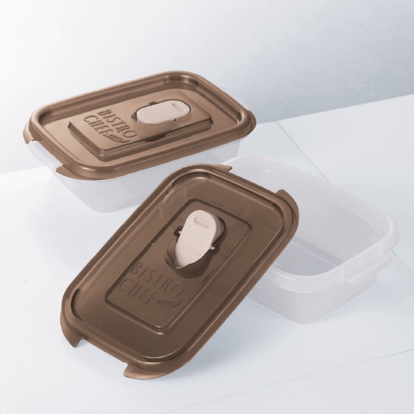 ビストロシェフ・空気弁付き保存容器400ml　2Pセットの商品画像4枚目