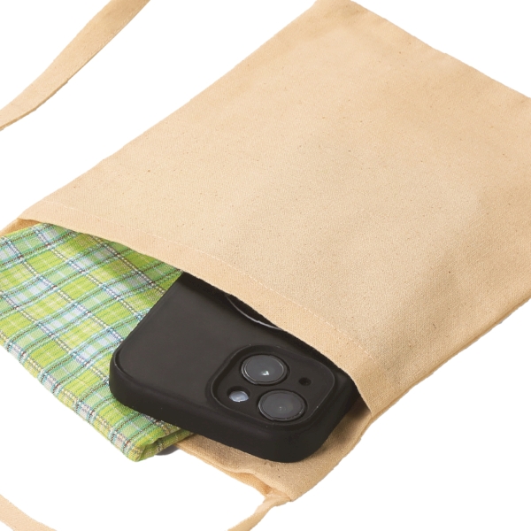 5オンス・厚手ポケット付きコットンサコッシュの商品画像2枚目