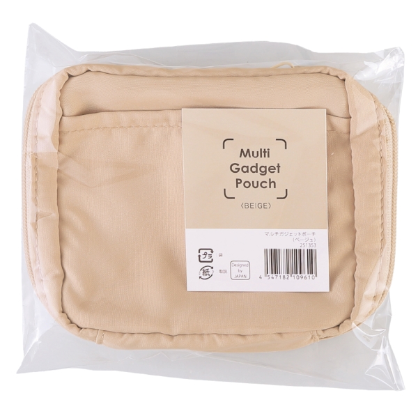 マルチガジェットポーチ(ベージュ)の商品画像4枚目