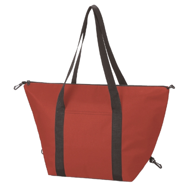 セルトナ・たためる2WAYマチ広保冷温バッグ(レッド)の商品画像5枚目