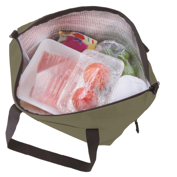 セルトナ・たためる2WAYマチ広保冷温バッグ(カーキ)の商品画像2枚目