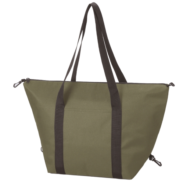 セルトナ・たためる2WAYマチ広保冷温バッグ(カーキ)の商品画像5枚目