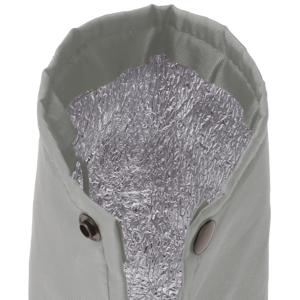 リフェロ・再生PETコンパクトボトルホルダー(カラビナ付き)(グレー)の商品画像2枚目