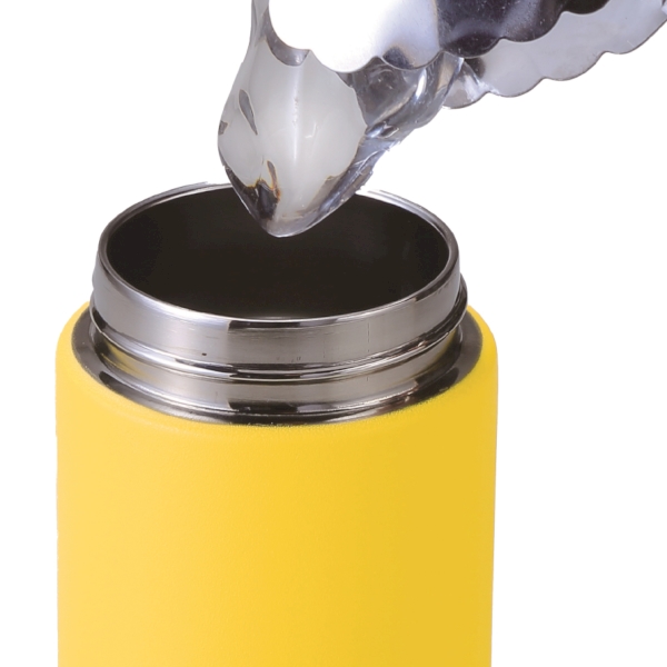 ウェルフ・直飲み真空ステンレスボトル(450ml)(イエロー)の商品画像2枚目