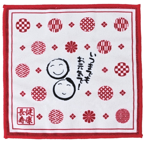 健康長寿ダイカットスポンジ＆クロスセット：25B3333 【敬老・縁起物】の商品画像4枚目