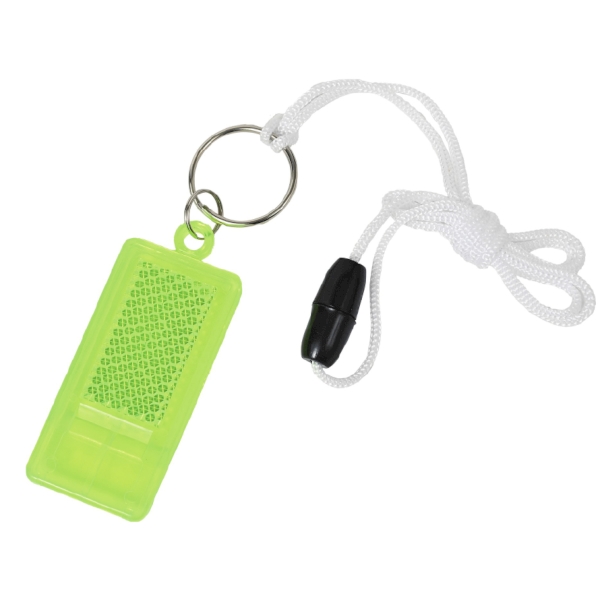 反射板付ホイッスル（ネックストラップ付）：25B5131の商品画像4枚目
