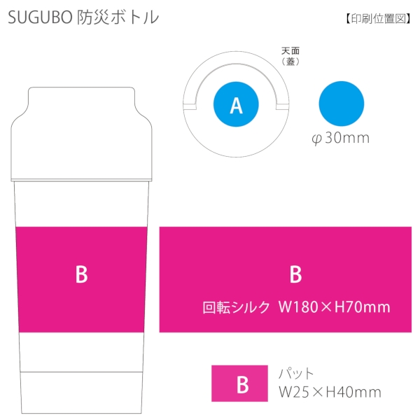 SUGUBO防災ボトル：ホワイトの商品画像3枚目