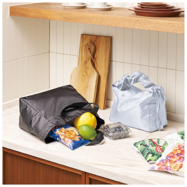 ライトクーラーランチトート：チャコールブラックの商品画像4枚目