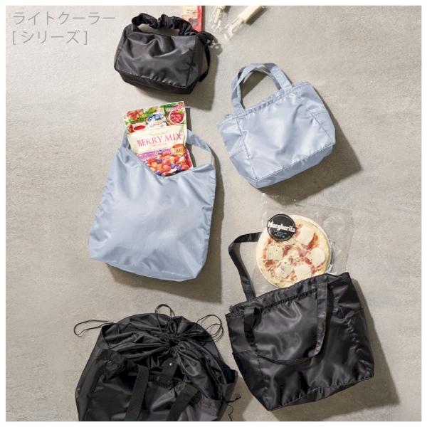 ライトクーラーショルダートート：サックスブルーの商品画像7枚目