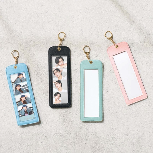 4カットフォトキーホルダー：ブラックの商品画像2枚目