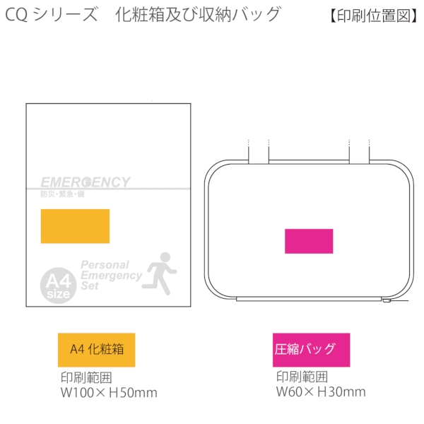 圧縮できる非常持出11点セット CQ-30【防災セット】の商品画像3枚目