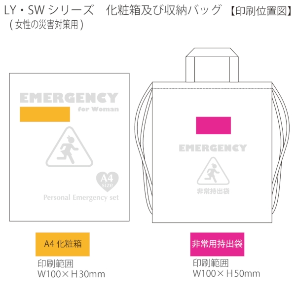 女性防災19点セット LY-50【防災セット】の商品画像3枚目