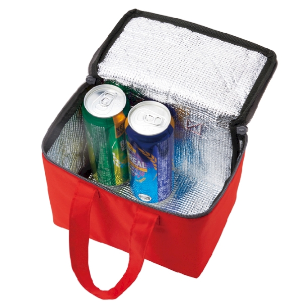 Ecolor　スクエア保冷温バッグ(レッド)の商品画像2枚目