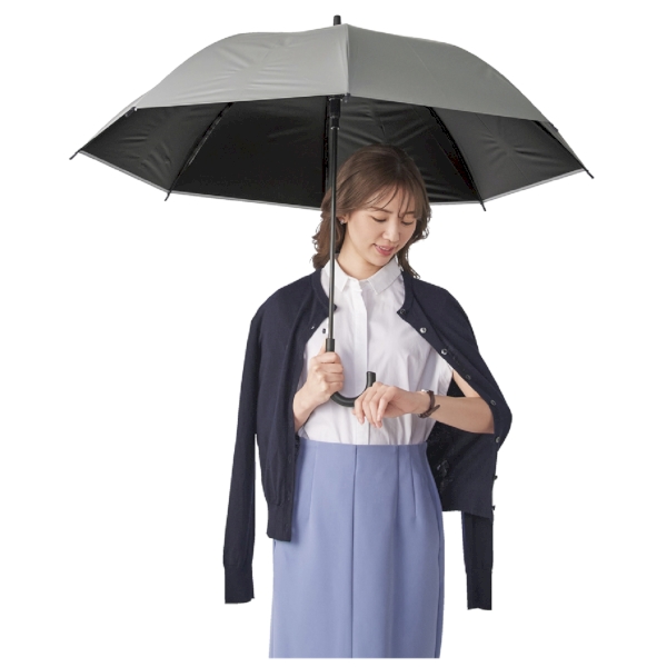 晴雨兼用　遮光遮熱ビニールジャンプ傘1本の商品画像6枚目