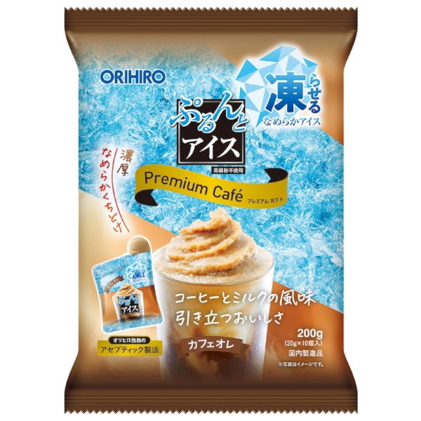 ぷるんとアイス　プレミアムカフェ　カフェオレ10個の商品画像2枚目