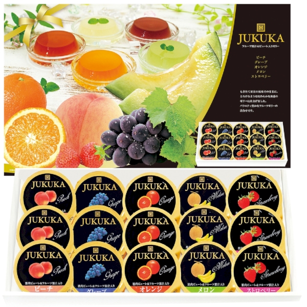 熟果ゼリーギフト15個の商品画像2枚目