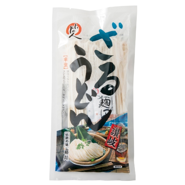 包丁切り　讃岐半生ざるうどん2人前の商品画像2枚目
