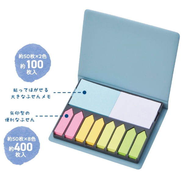 たっぷり使える！卓上ふせんセット【セミオーダー・フルカラー印刷】の商品画像4枚目