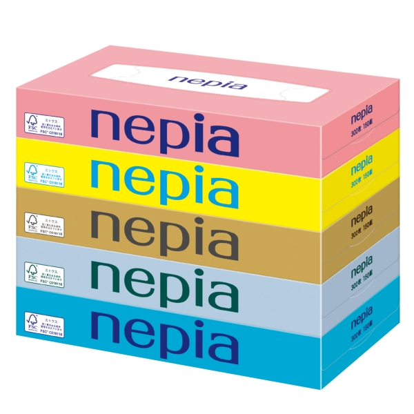 ネピア　ティシュ150W5個組【ネピア・販促品】の商品画像2枚目