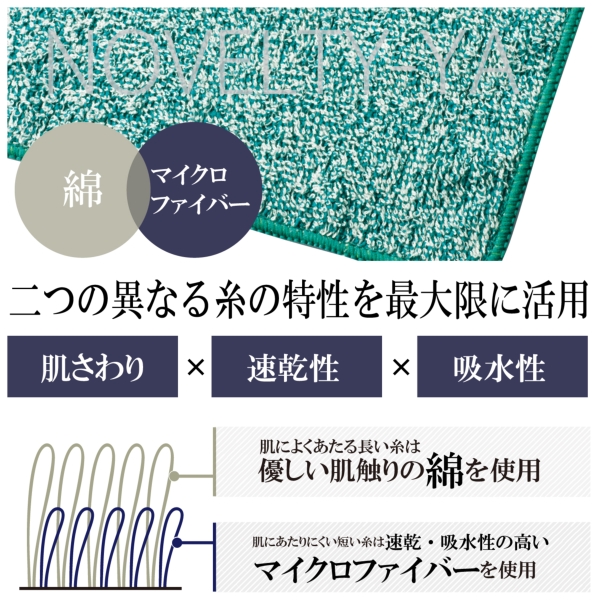 いいとこダブル　ハンカチタオル3枚セットの商品画像2枚目