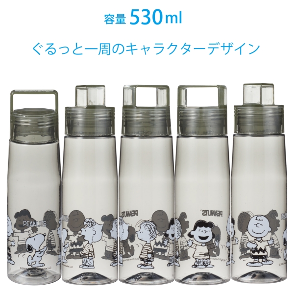 スヌーピーライン　クリアボトル【キャラクタータオル】の商品画像5枚目