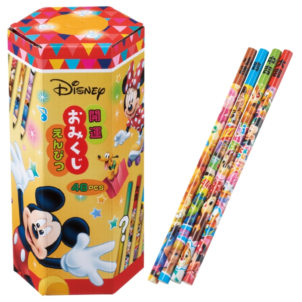 開運おみくじキャラクター鉛筆48名様【子供向け】の商品画像2枚目