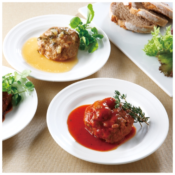 【感謝のカタチ】スギモト　黒毛和牛入りハンバーグ3種8個セットの商品画像3枚目