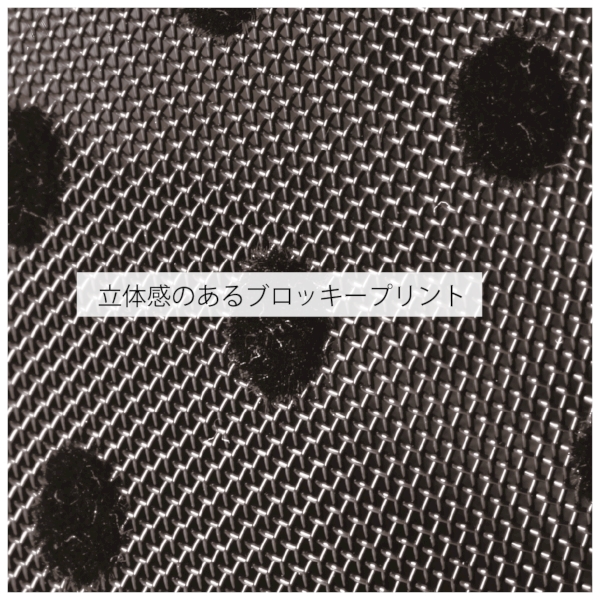 フロッキードット　メッシュポーチの商品画像3枚目