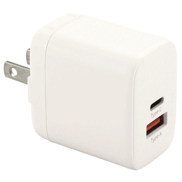 急速充電PD対応2ポートAC充電器の商品画像3枚目