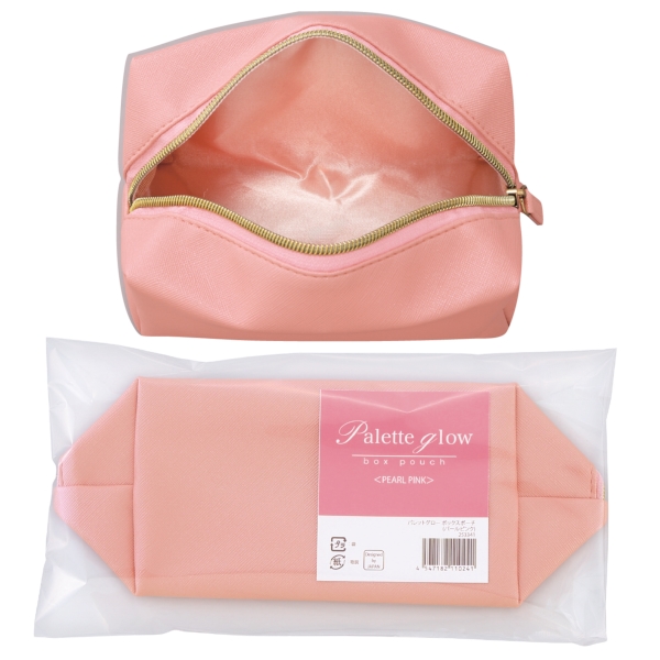 パレットグロー　ボックスポーチ(パールピンク)の商品画像4枚目