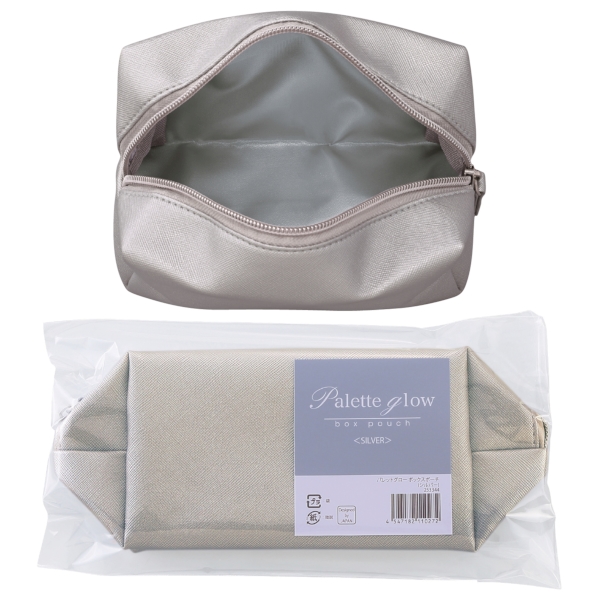 パレットグロー　ボックスポーチ(シルバー)の商品画像4枚目