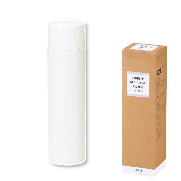 セルトナ・真空ステンレスボトル(ストッパー付き)(ホワイト)の商品画像2枚目