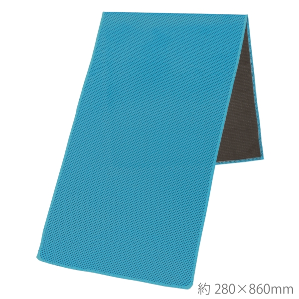 シリコンケース付きクールタオル(ライトブルー)の商品画像2枚目