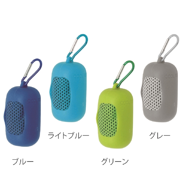 シリコンケース付きクールタオル(グレー)の商品画像4枚目