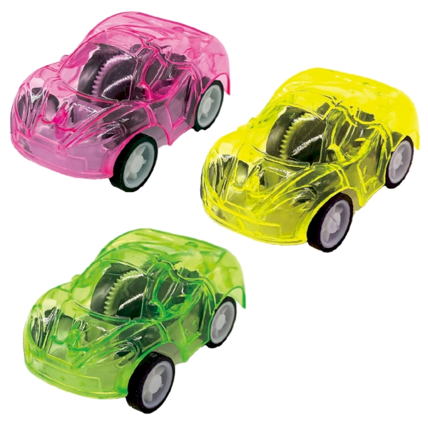 miniクリアスポーツプルバックカー1個の商品画像3枚目