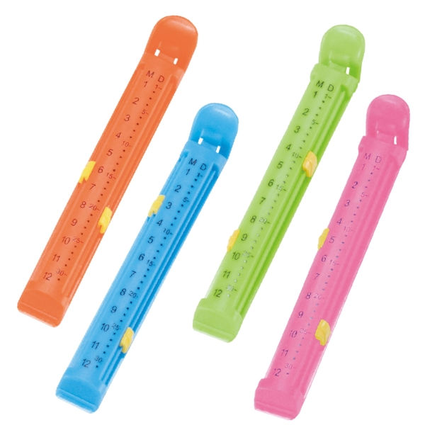 開封日を記録できるフードクリップ1本の商品画像2枚目