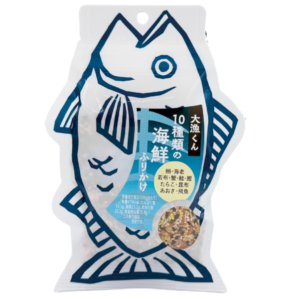 大漁くん　10種類の海鮮ふりかけ35gの商品画像2枚目