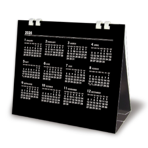エコスケジュール　【1色印刷代込】【2026年 午年 卓上カレンダー】の商品画像3枚目