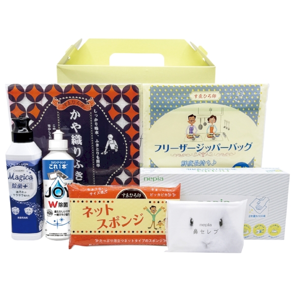 日用品バラエティギフト7点セット【日用品・消耗品 ギフトセット】の商品画像2枚目
