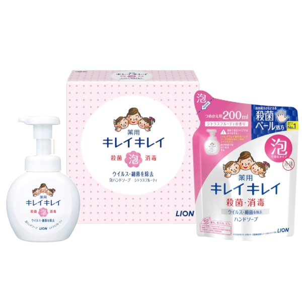 LION【10カートン】キレイキレイ泡ハンドソープ2点セットの商品画像2枚目