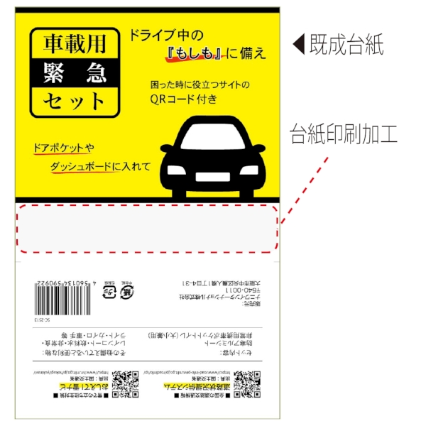 車載用緊急セット（非常携帯トイレ・防寒アルミブランケット)の商品画像3枚目