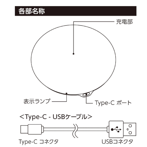 全面印刷できるワイヤレス充電器　ラウンド　10W：ブラックの商品画像7枚目